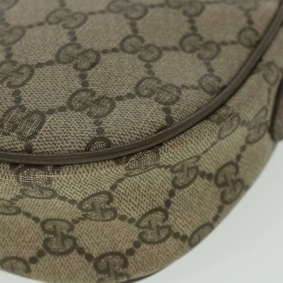 GUCCI GG Canvas Web Sherry Line Clutch Bag PVC Leather Beige Green Auth ep1670 - Picture 16 of 16